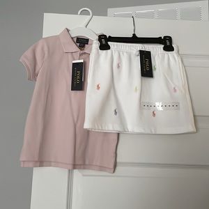 Kids skirt and top never worn